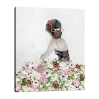 Floral Contemplation II Canvas Art