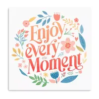 Lumaprints Enjoy Every Moment Canvas Art