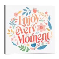 Lumaprints Enjoy Every Moment Canvas Art