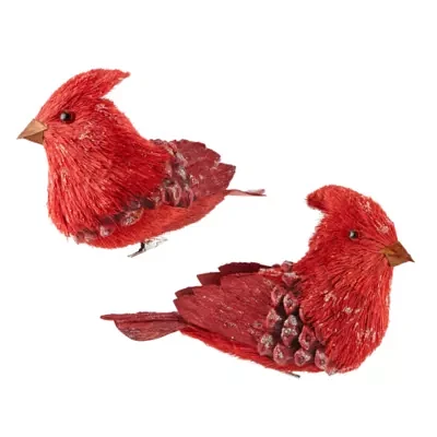 North Pole Trading Co. Cardinal Clip 2-pc. Clips