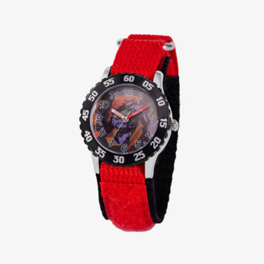 Disney Boys Red Strap Watch Wds001149