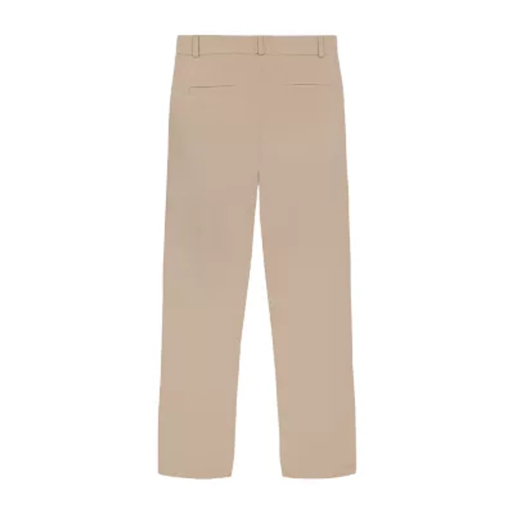 IZOD-Juniors Womens Wide Leg Flat Front Pant