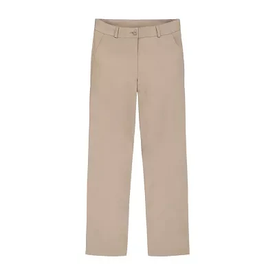 IZOD-Juniors Womens Wide Leg Flat Front Pant