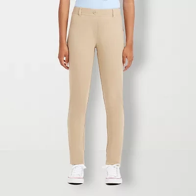 IZOD-Juniors Womens Mid Rise Skinny Pull-On Pants