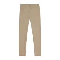 IZOD-Juniors Womens Mid Rise Straight Flat Front Pant