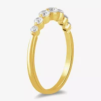 Womens 1/2 CT. T.W. Lab Grown White Diamond 10K Gold Anniversary Wedding Band
