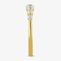 Womens 1/2 CT. T.W. Lab Grown White Diamond 10K Gold Anniversary Wedding Band