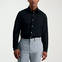 Haggar Smart Wash Mens Slim Fit Easy Care Long Sleeve Dress Shirt