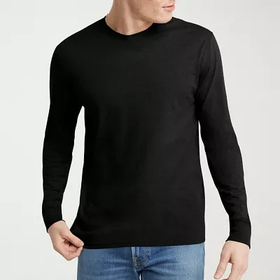 Hanes Lightweight Mens Crew Neck Long Sleeve T-Shirt