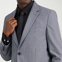 Haggar JMH Houndstooth Mens Stretch Fabric Classic Fit Sport Coat