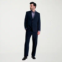 Haggar Herringbone Mens Stretch Fabric Classic Fit Suit Jacket