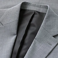 Haggar 4 Way Stretch Houndstooth Mens Slim Fit Suit Jacket