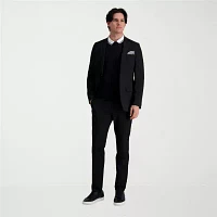 Haggar 4 Way Stretch Ultra Mens Stretch Fabric Super Slim Fit Suit Jacket