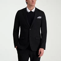 Haggar 4 Way Stretch Ultra Mens Stretch Fabric Super Slim Fit Suit Jacket