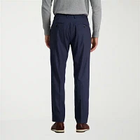Haggar JMH Tailored Windowpane Mens Classic Fit Flat Front Suit Pant