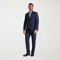 Haggar Tailored Windowpane Mens Stretch Fabric Classic Fit Suit Jacket