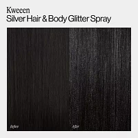 Eva Nyc Kweeen Silver Hair & Body Glitter Spray
