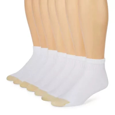 Gold Toe Athletic Sport Bonus Pack 7 Pair Quarter Ankle Socks Mens