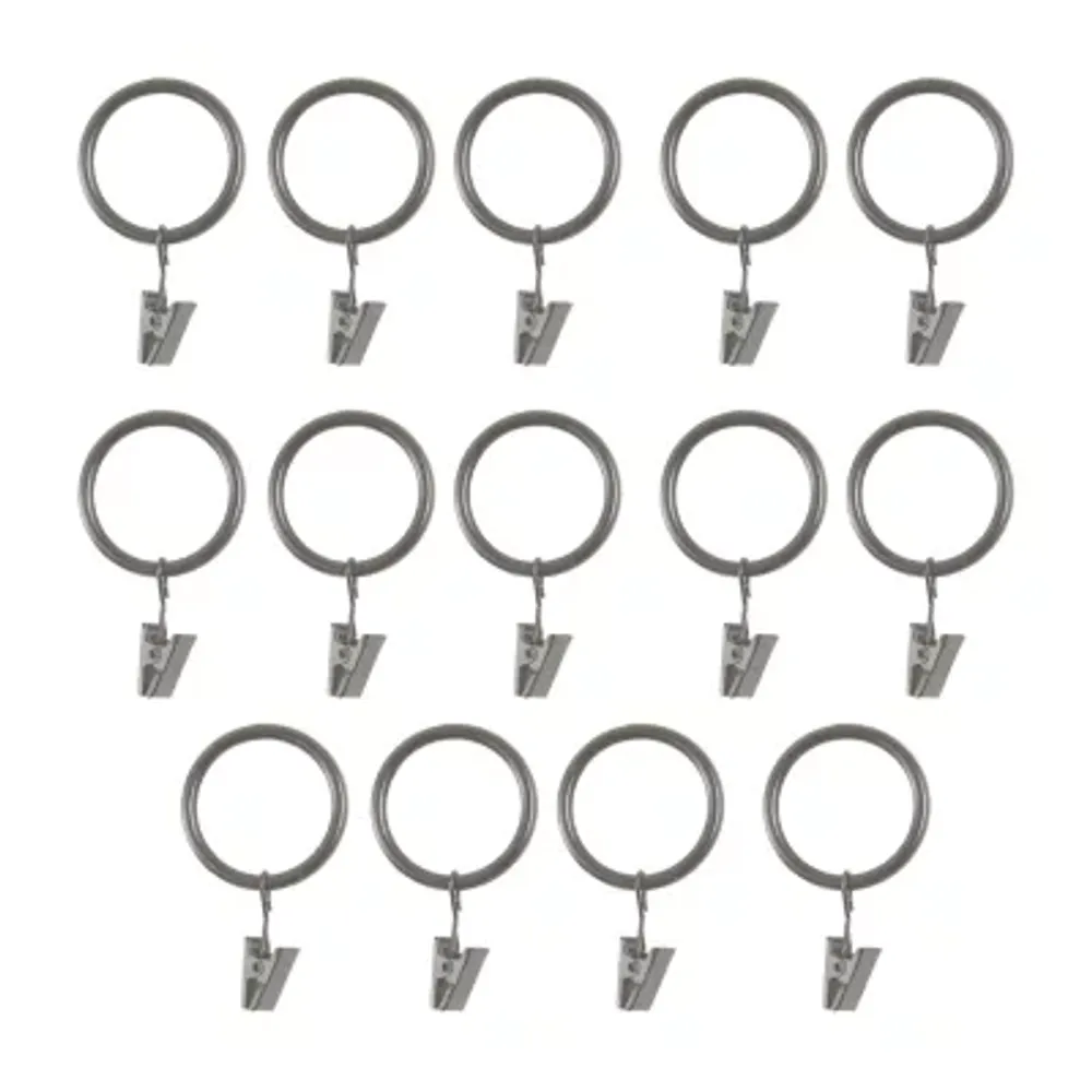 Kenney 1.25" 14-pc. Curtain Rings