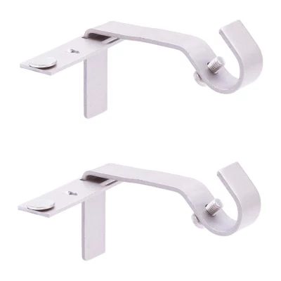 Kenney 5/8" Fast Fit No Measure 2-pc. Curtain Rod Brackets