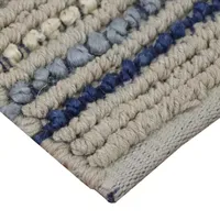 Riviera Home Jute Stripe Rectangular Accent Indoor Rugs