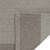 Riviera Home Grey Solid Cotton Rectangular Accent Indoor Rugs