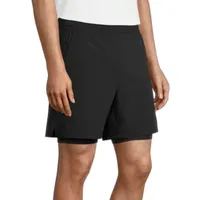 Xersion 6 Inch Mens Moisture Wicking Workout Shorts