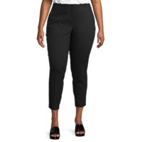 Worthington Plus Womens Slim Leg Pant