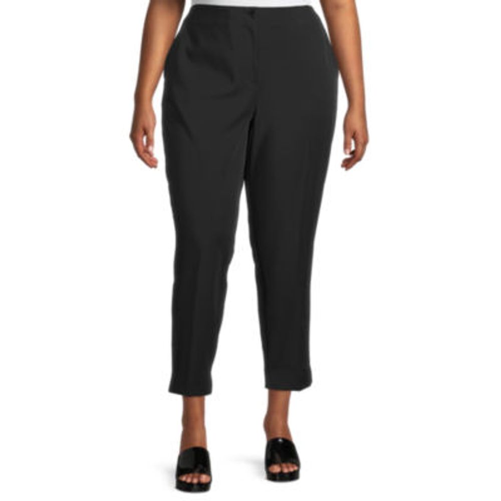 Worthington Plus Womens Ankle Pant