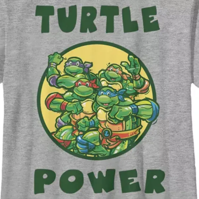 Little & Big Boys Crew Neck Teenage Mutant Ninja Turtles Long Sleeve  Graphic T-Shirt, Color: Olive - JCPenney