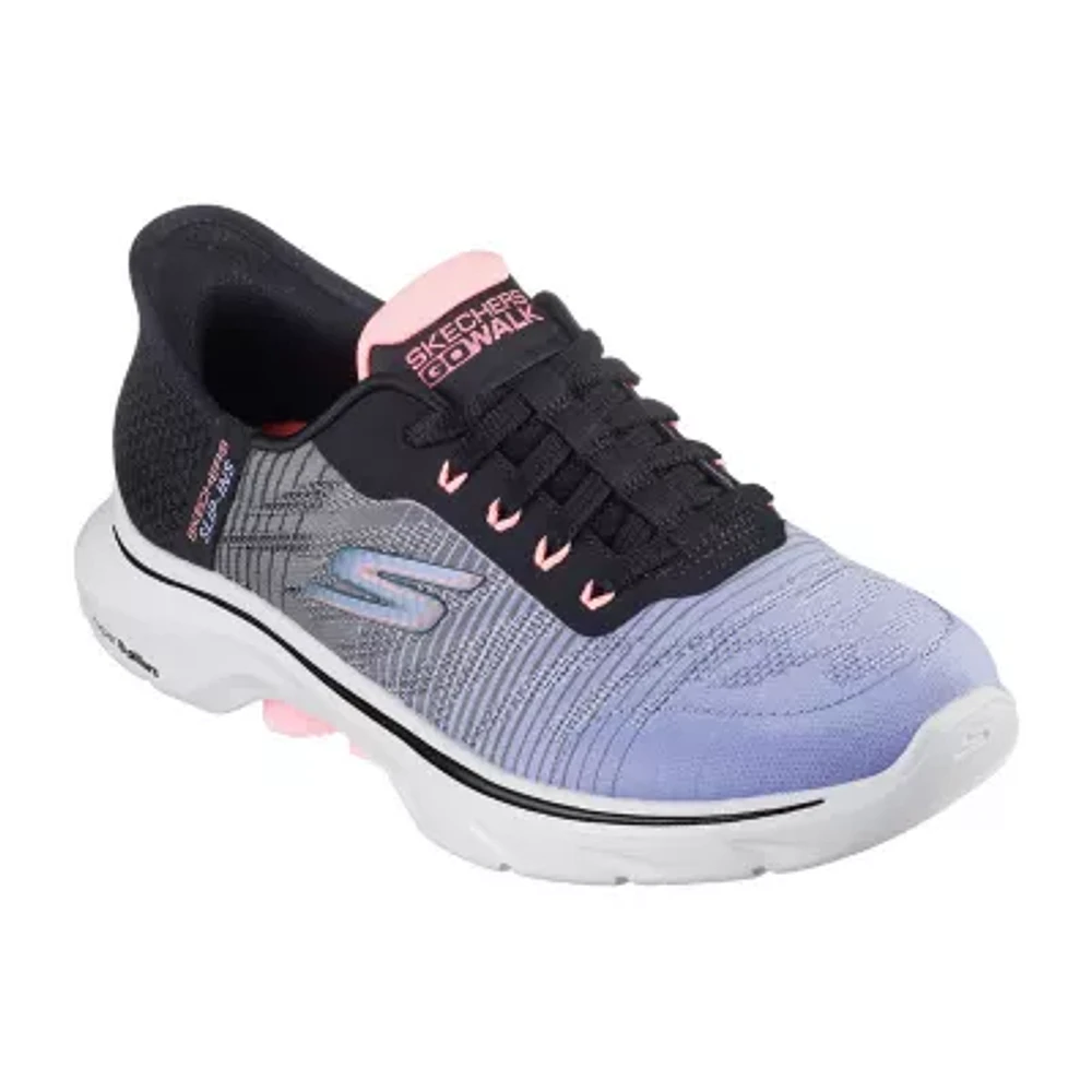 Skechers Womens Go Walk 7  Adel Hands Free Slip-Ins Walking Shoes