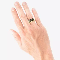 Mens 2 CT. T.W. Natural Black Diamond 10K Gold Fashion Ring