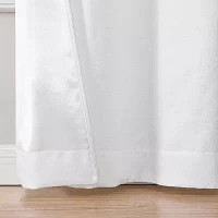 Regal Home Himmel Embossed Energy Saving Blackout Grommet Top Set of 2 Curtain Panel