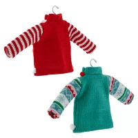 North Pole Trading Co. Sweaters Set 2-pc. Christmas Ornament