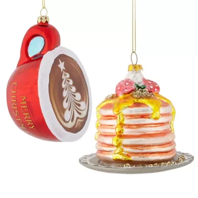 North Pole Trading Co. Pancake Hot Coco Set 2-pc. Christmas Ornament