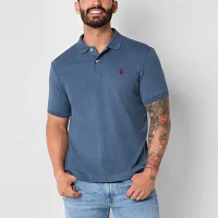 U.S. Polo Assn. Interlock Mens Classic Fit Short Sleeve Shirt