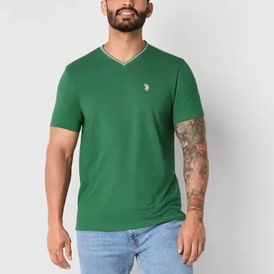 U.S. Polo Assn. Mens V Neck Short Sleeve T-Shirt