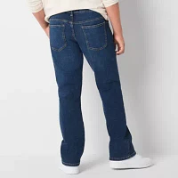 Thereabouts Little & Big Boys Adjustable Waist Stretch Fabric Regular Fit Bootcut Jean