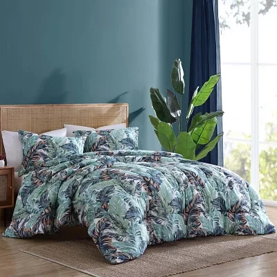 Caribbean Joe Hawaiian/Tropical 3-pc. Lightweight Comforter Set