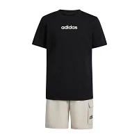 adidas Big Boys 2-pc. Short Set