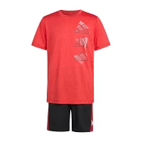 adidas Big Boys 2-pc. Short Set