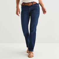 a.n.a Womens Low Rise Straight Leg Slim Fit Jean