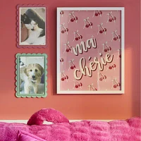 Pink Sky 5 X 7 Scallop Edge Pink Acrylic 1-Opening Tabletop Frame
