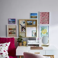Pink Sky Wall Memo With 2 Push Pins And 2 Memo Clips Dry-Erase Board