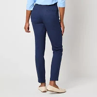 St. John's Bay-Petite Womens Ankle Pull-On Pant