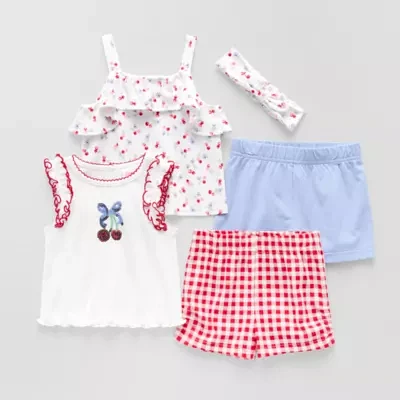 Little Lass Toddler Girls 5-pc. Short Set