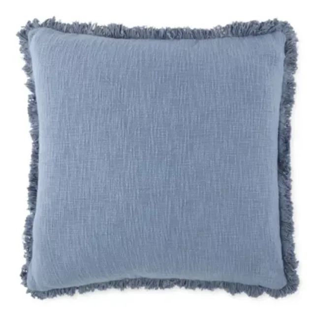 Textured Solid Slub Pillow