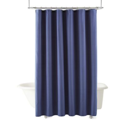 Home Expressions Dobby Stripe Shower Curtain