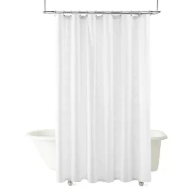 Linden Street Cotton Clip Jacquard Shower Curtain