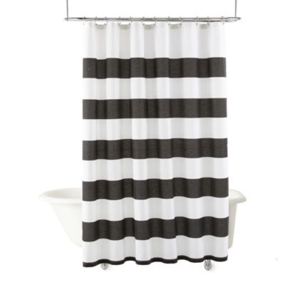 Home Expressions Rugby Stripe Shower Curtain